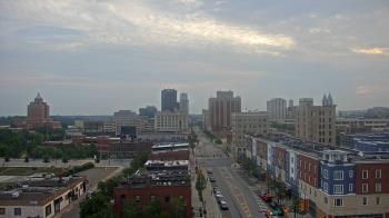 Weather camera view of Akron Beacon Journal.