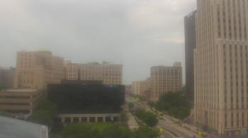 Weather camera view of Akron-Summit County Public Library.
