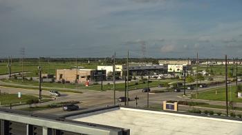 Weather camera view of Iowa Colony Police Department.