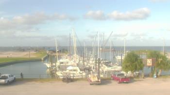 Weather camera view of Nautical Landings Marina.