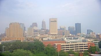 Weather camera view of WEWS-TV.